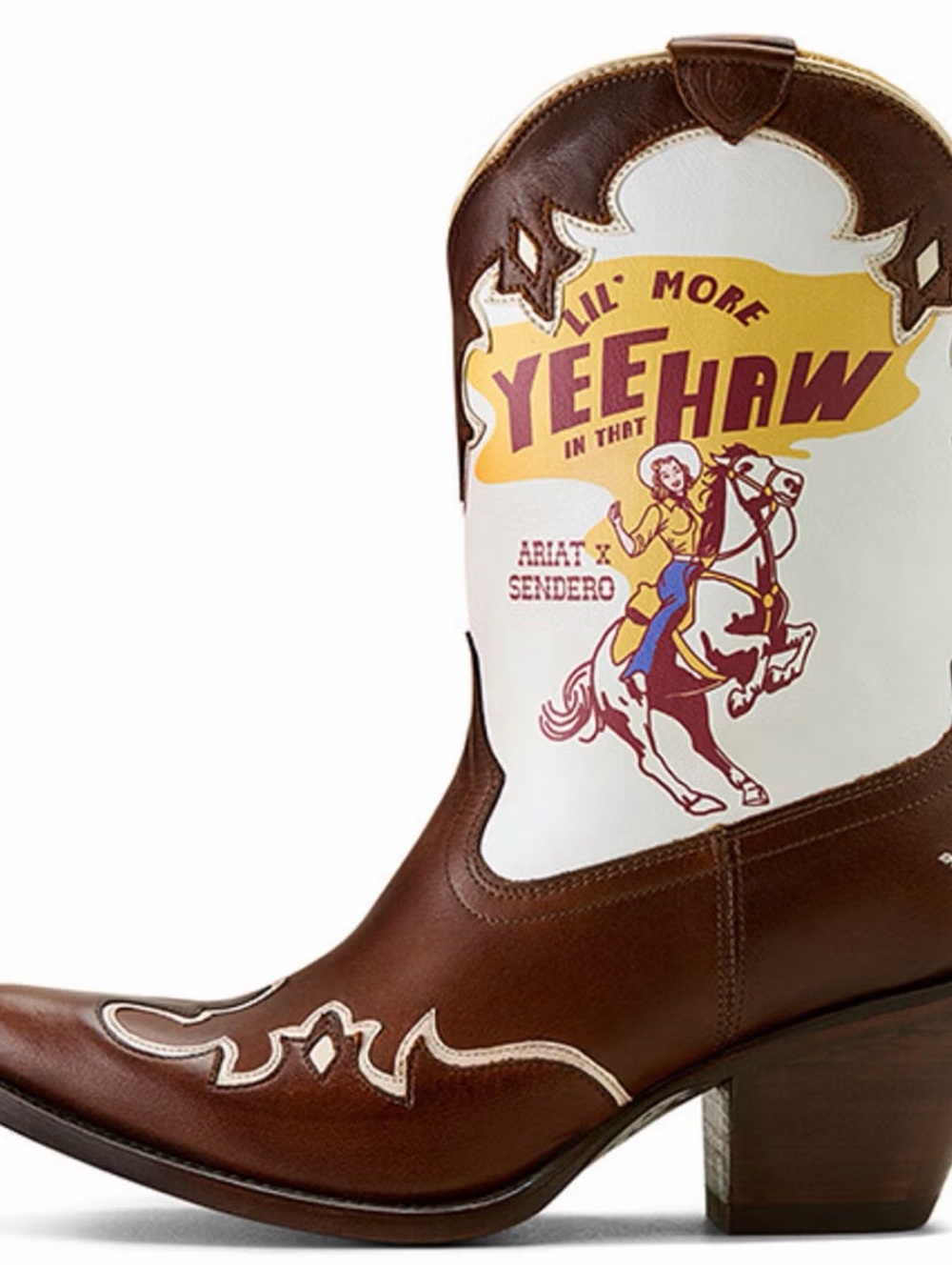 ARIAT WOMEN'S BANDIDA SENDERO WESTERN BOOTS - Size 6.5 NEW Festival Cowgirl